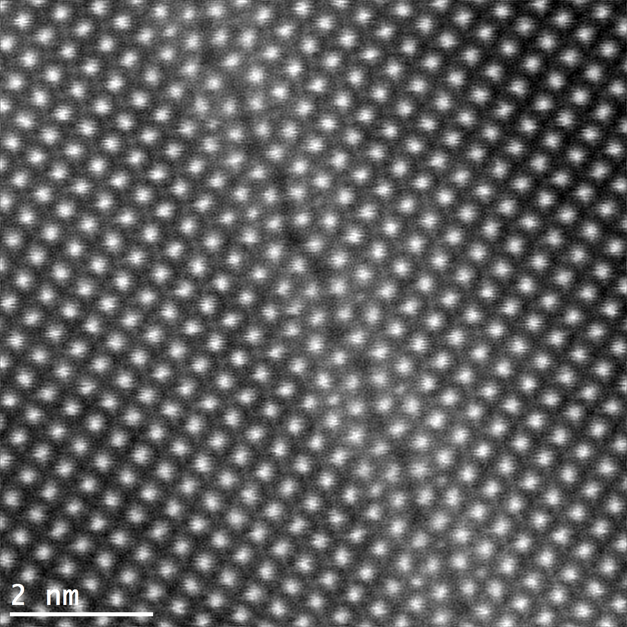 electron microscope images atom